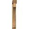 Ekena Millwork Imperial Traditional Rough Sawn Bracket w/ Offset Brace, Western Red Cedar, 6"W x 32"D x 44"H BKT0604X32X44IMP01RWR - alternate 4